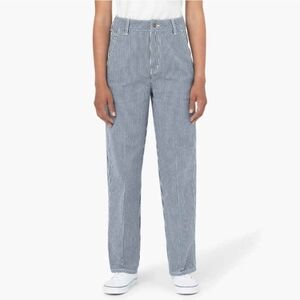 Dickies Regular Fit Hickory Stripe Pants NWT railroad stripe utility work jeans